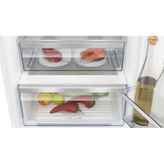 Frigorifero combinato da incasso 177.2 x 54.1 cm cerniera piatta