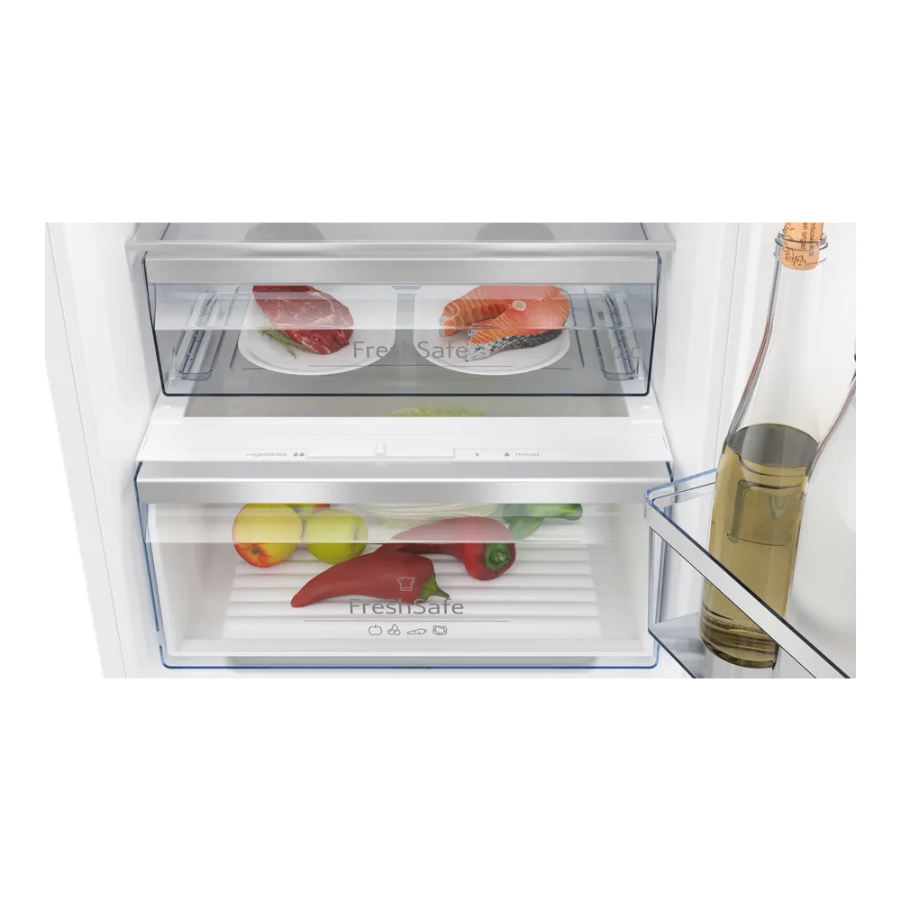 Neff Einbaukühlschrank 60 cm: NOFROST, flache Scharniere