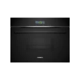Découvrez la polyvalence du four vapeur encastrable compact Noir 60 x 45 cm de Siemens