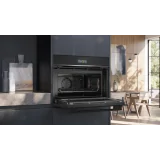 CM724G1B1 Forno compatto combinato con microonde da incasso Nero