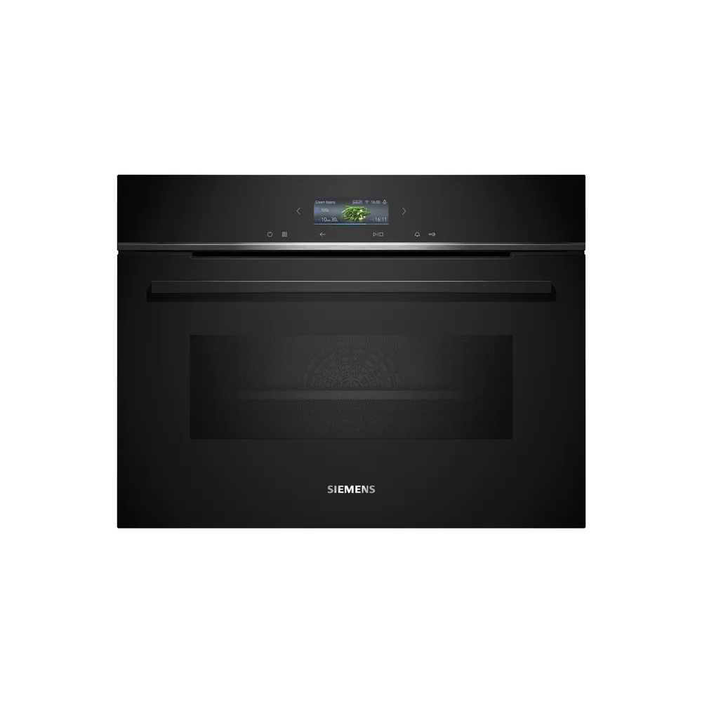 Kompakter Siemens Einbau-Backofen/Mikrowelle 60x45 cm CM724G1B1