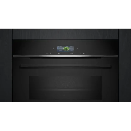 Four/micro-onde encastrable compact Siemens 60x45 cm CM724G1B1