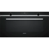 Siemens: Forno Multifunzione da 90x48 cm in Nero e Acciaio Inox.