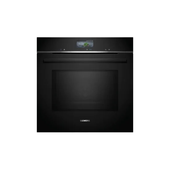 Scopri il nuovo iQ700: Forno combinato con microonde da incasso 60 x 60 cm Nero HM736G1B1 di Siemens - Perfetto per cucinare in