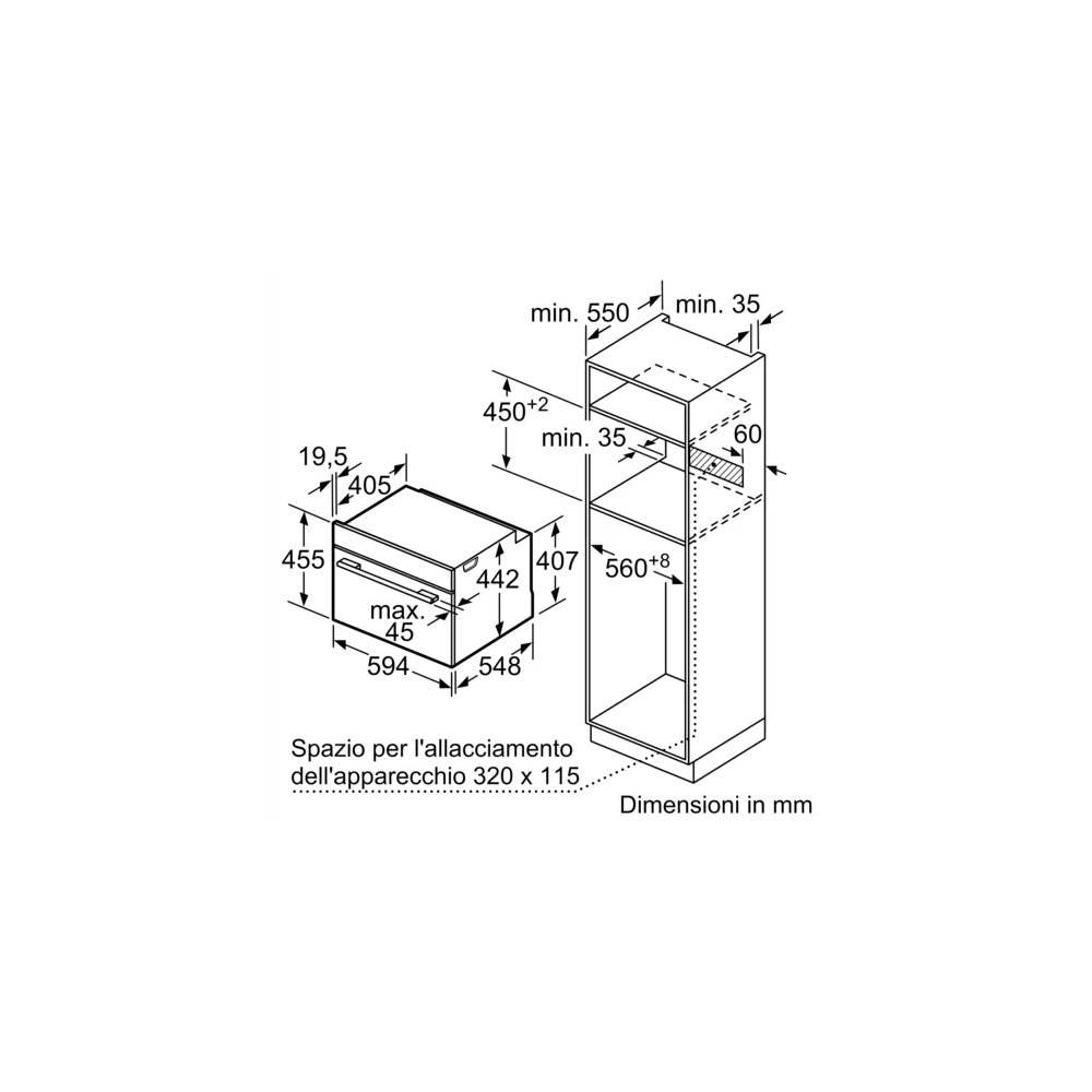 Kompakter Einbau-Dampfbackofen 60x45 cm Schwarz Siemens: Ein Hauch von Eleganz und Innovation
