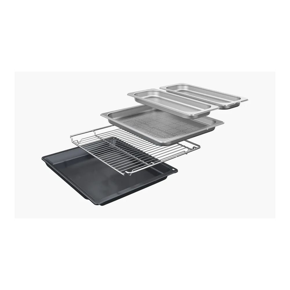 Four vapeur encastrable compact 60x45 cm Noir Siemens : Une touche d'élégance et d'innovation