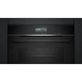 Four vapeur encastrable compact 60x45 cm Noir Siemens : Une touche d'élégance et d'innovation