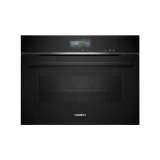 Forno da incasso compatto a vapore 60x45 cm Nero Siemens: Un tocco di eleganza e innovazione