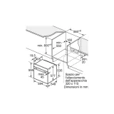 Efficienza e Stile con Siemens HM778GMB1 Forno Combinato da Incasso Nero 60 x 60 cm