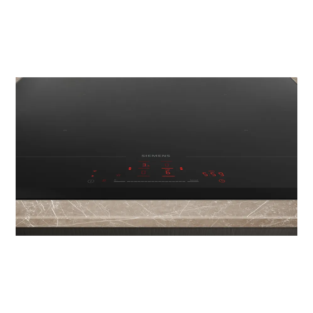 Induction hob Siemens ED65KHQB1E iQ500 : design élégant et performance efficace.