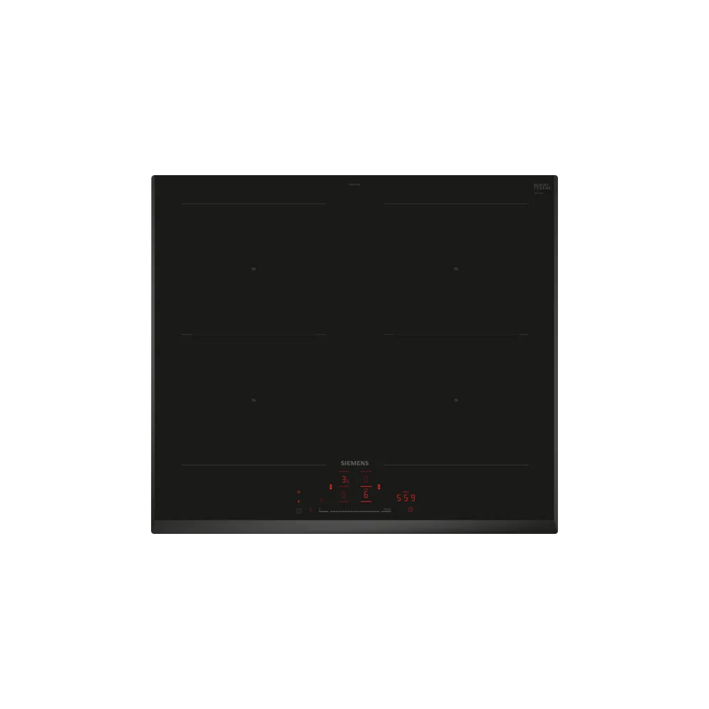 Induction hob Siemens ED65KHQB1E iQ500 : design élégant et performance efficace.