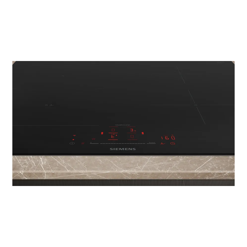 Efficienza moderna: Scopri il Siemens ED677HSC1E iQ500 Piano cottura a induzione 60 cm Nero.