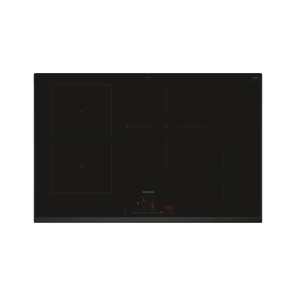 最大效率的上岗培训 Siemens ED851HSB1E 80 cm:黑色风格无剖面图.