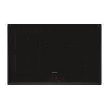 Maximale Effizienz mit Induktionskochfeld Siemens ED851HSB1E 80 cm: schwarzer Stil ohne Profile.