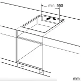Perfekte Küche mit Siemens iQ500 60 cm schwarzem Induktionskochfeld