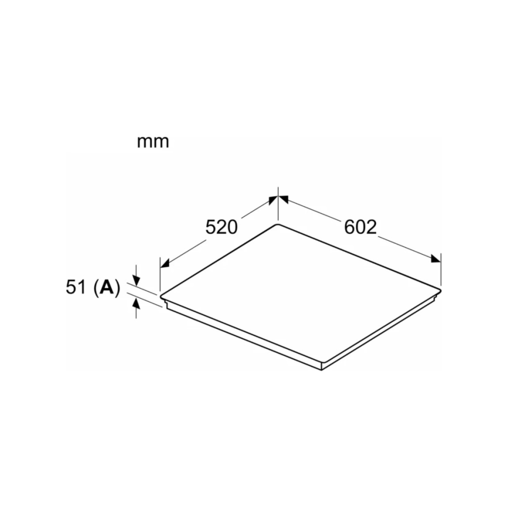 Perfect kitchen with Siemens iQ500 60cm Black induction hob