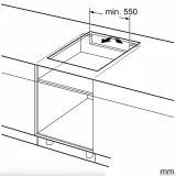 Entdecken Sie das ultimative Kochen mit Siemens: 60 cm EX675HXC1E Induktionskochfeld mit eleganten Seitenprofilen
