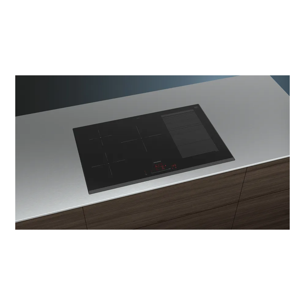 Manguera de inducción exclusiva Siemens iQ700: elegancia y rendimiento en un producto, para una cocina de alta calidad.