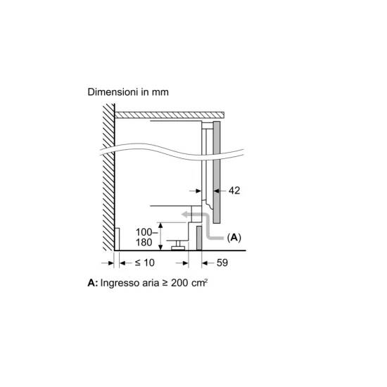Efficienza ed eleganza con il frigorifero sottopiano Siemens KU22LVFD0: 82x60 cm.