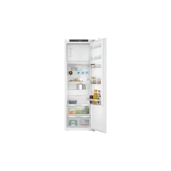 Expérience de réfrigération sans compromis avec le réfrigérateur encastrable 1 porte 177,5 x 56 cm Siemens KI82LVFE0 avec charni