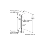 Maximum capacity and precision: Siemens GI81NVEE0 built-in freezer 177.2 x 55.8 cm with flat hinge