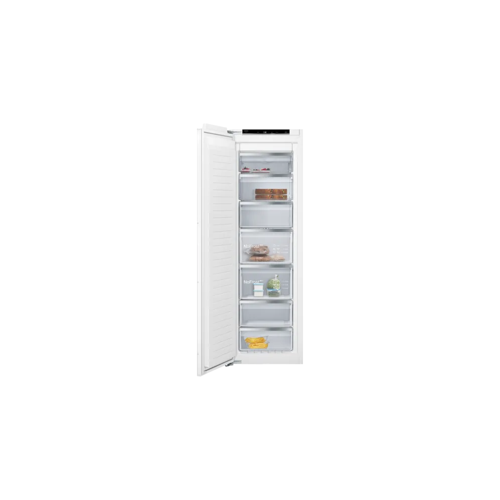 Maximum capacity and precision: Siemens GI81NVEE0 built-in freezer 177.2 x 55.8 cm with flat hinge