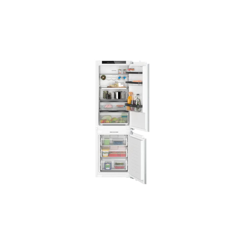 Efficiency and style with the Siemens KI86NSDD0 built-in combined refrigerator: the perfect choice for a modern kitchen.