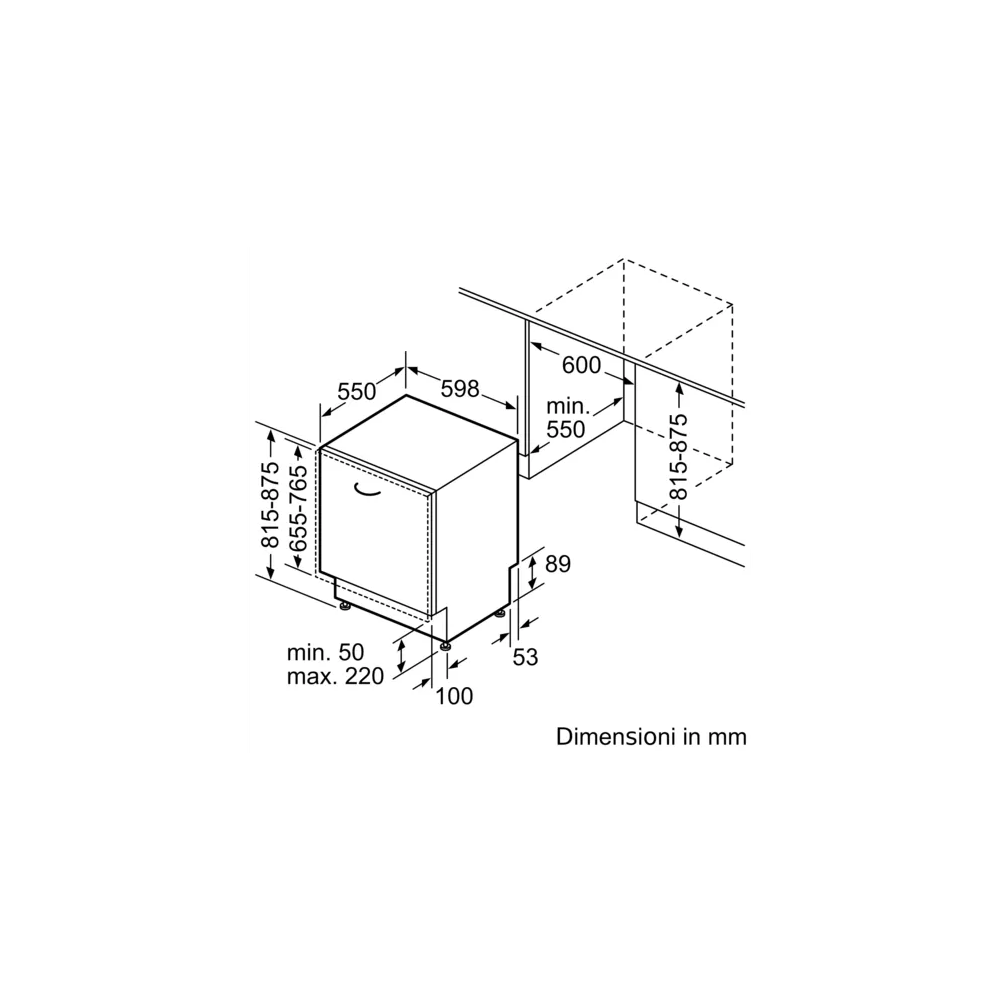 Lavastoviglie Siemens SN73EX06VE - Cerniere Sliding, 14 Coperti | iQ300 | DueG Store