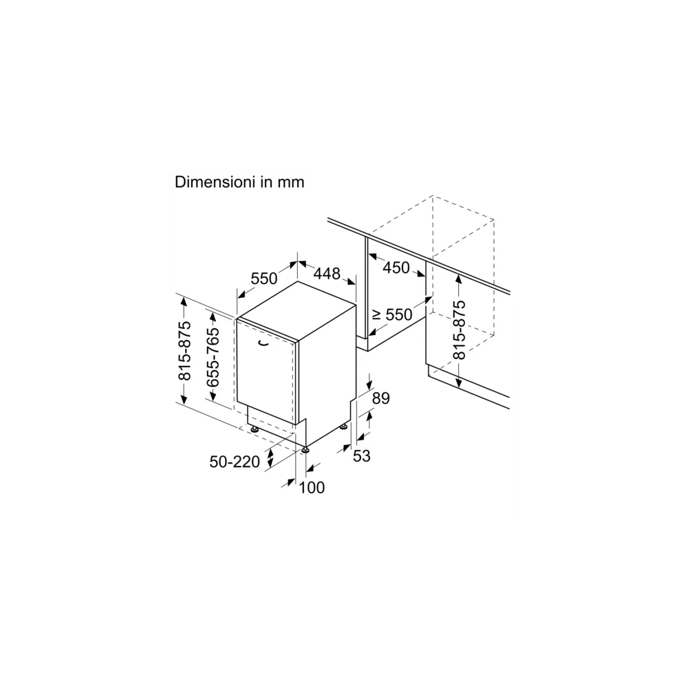Effizienz und Stil vereint: Entdecken Sie den vollintegrierten 45-cm-VarioSliding-Einbau-Geschirrspüler SR73EX24ME von Siemens.