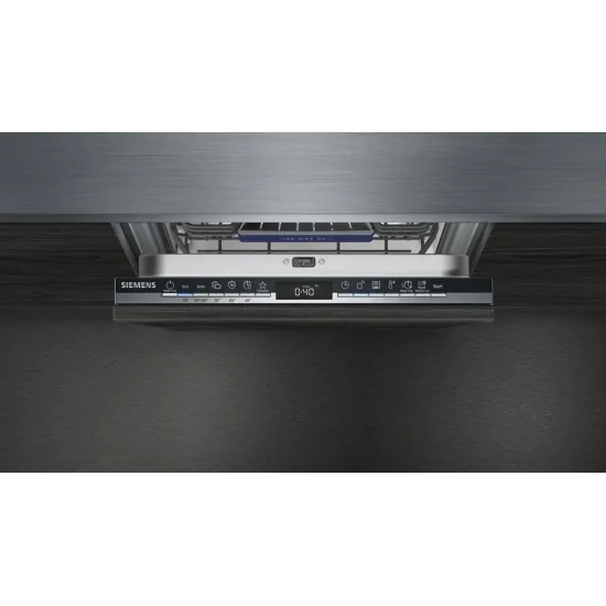 Efficacité et style combinés : découvrez le lave-vaisselle encastrable varioSliding 45 cm entièrement intégré SR73EX24ME de Siem