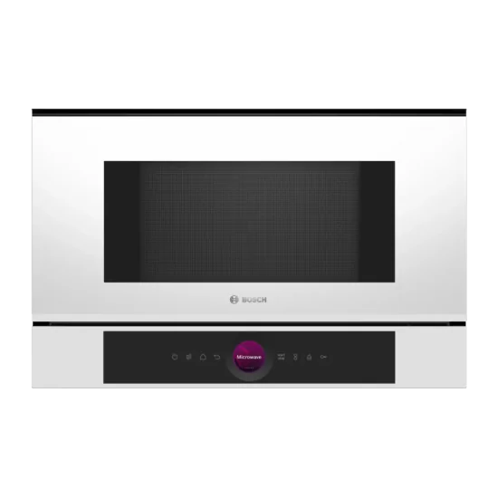 Bosch white BFL7221W1: the ideal built-in microwave oven for every budget