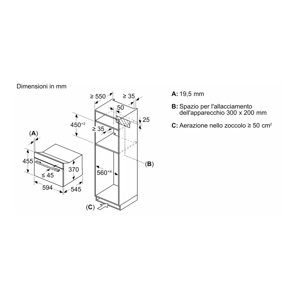 Four à micro-ondes encastrable Bosch Série 8 CEG732XB1 : cuisiner avec facilité et goût