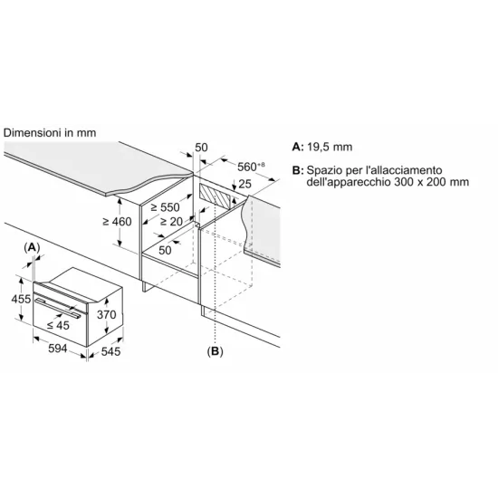 Four à micro-ondes encastrable Bosch Série 8 CEG732XB1 : cuisiner avec facilité et goût
