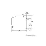 Forno Bosch Serie 8 HBG7342B1 - 71 Litri - Classe Energetica A+
