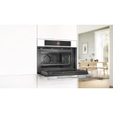 Four Bosch Blanc CMG7241W1 : La cuisine du futur, avec une touche de style