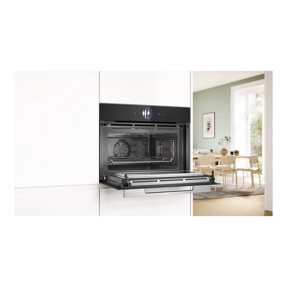 Four Bosch Série 6 CMG7761B1 - 71 Litres - Classe énergétique A+ - Micro-ondes - Multifonction