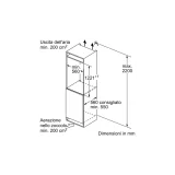 Bosch KIR41NSE0 - Frigorifero monoporta da incasso 122.5x56 cm con cerniera a traino