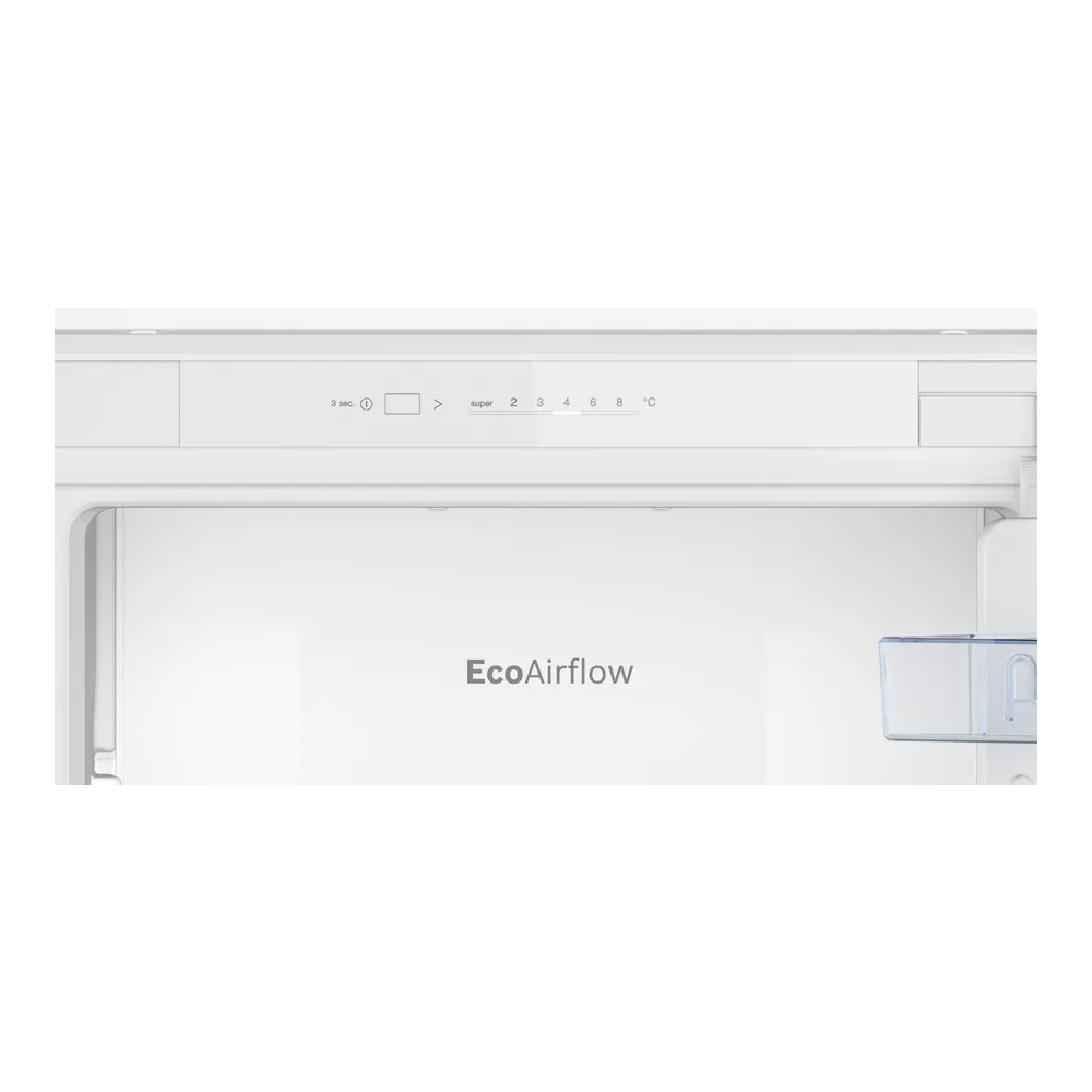 Réfrigérateur encastrable Bosch à une porte : élégant et polyvalent, charnière à tirer pour une expérience de réfrigération inég