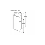 Efficacité et élégance : découvrez le réfrigérateur simple porte Bosch Série 4 KIL82VFE0 avec cellule intégrée pour une conserva
