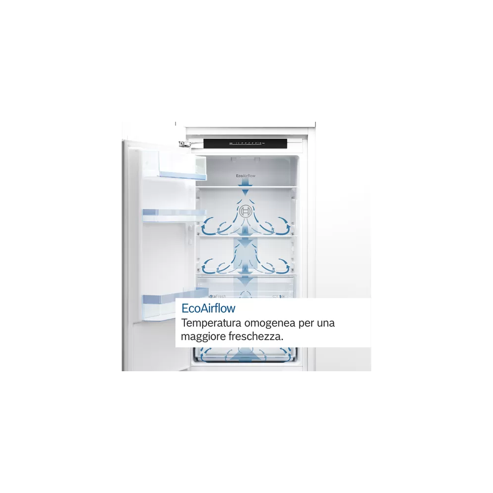Réfrigérateur Combiné encastrable Bosch KBN96NSE0 - 194 cm - 383 litres - Classe E - No Frost