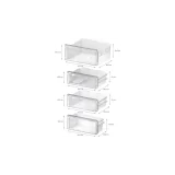 Réfrigérateur Combiné encastrable Bosch KBN96NSE0 - 194 cm - 383 litres - Classe E - No Frost