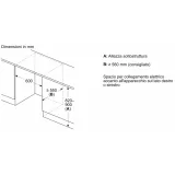 GUN21ADE0 : Le congélateur encastrable simple porte Bosch - efficace, élégant et équipé d'une charnière plate à fermeture douce.