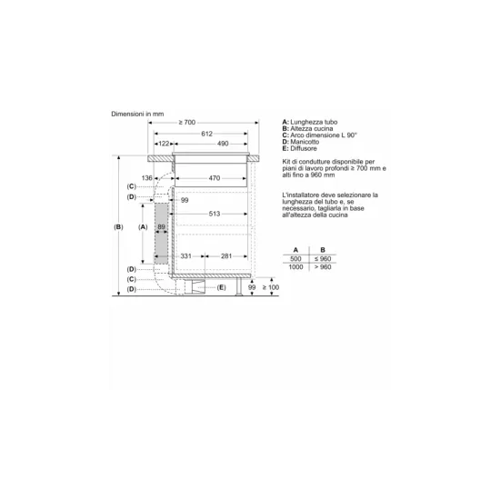 Piano cottura a induzione Bosch PVS611B16E: elegante, efficiente e compatto