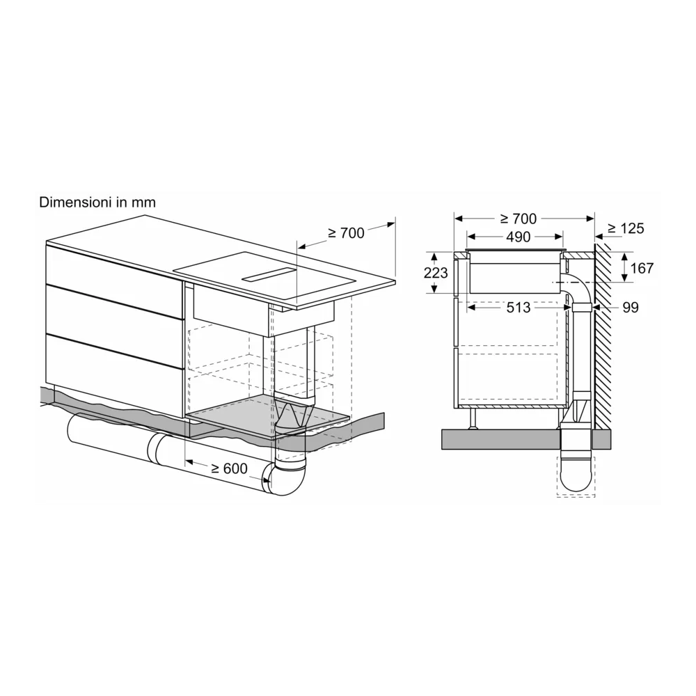 Plaque à induction aspirante Bosch PVS811B16E : cuisiner avec style, efficacité et praticité