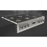 Fulgor Milano presenta il piano gas Slot FSRT 3606 G X: la scelta ideale per una cucina professionale di alto livello.