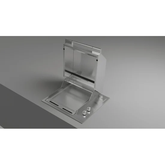 Discover maximum flavor with Fulgor: FOBQ 601 TY G X - High quality Teppanyaki gas barbecue to perfectly grill every dish!