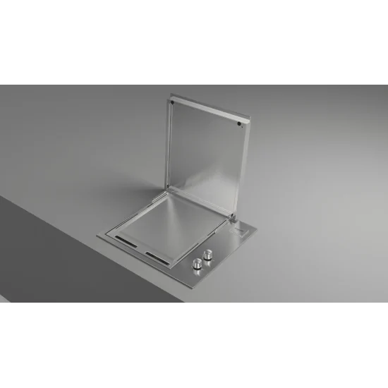 Discover maximum flavor with Fulgor: FOBQ 601 TY G X - High quality Teppanyaki gas barbecue to perfectly grill every dish!