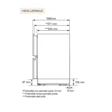 Kit de puerta de acero inoxidable 24”