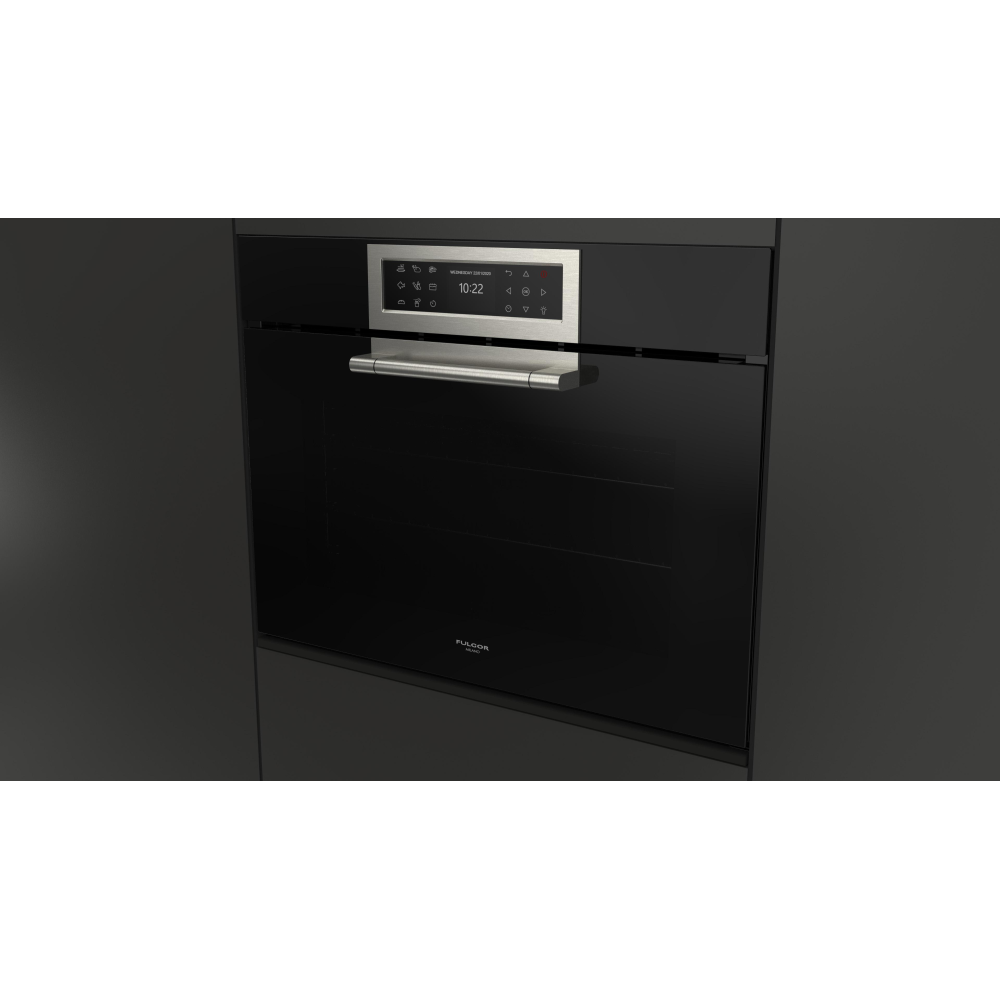 Make your culinary style unique with FCLO 7515 TEM BK 75 cm XL MULTIFUNCTION OVEN by Fulgor, reliable and innovative.