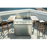 Barbecue GREEN 90 из стали - см.160, 4 пожара, 25 кВт нержавеющая сталь